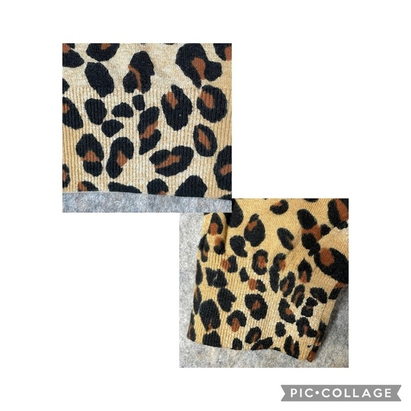 Lane Bryant Leopard Print V-Neck Travel Casual Party Cardigan Sweater - Sz 18/20 - Picture 14 of 16